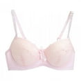 thumbnail image 1 of Lace Super Push Up Lingerie Brassiere Women's Thick Bra Solid Underwear Embroidery Floral Bralette Adjusted-straps Top, 1 of 5