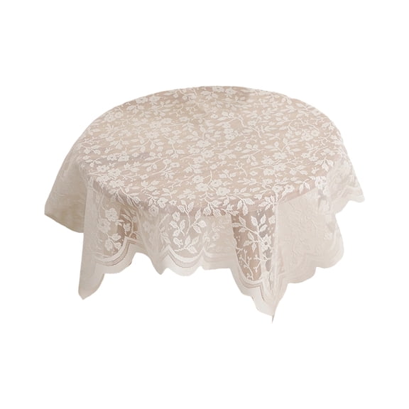 Lace Table Cover For Coffee Tables Decorative Polyester Fabric Home Living Room Accent