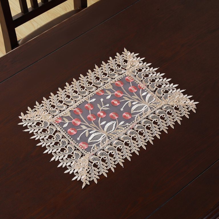 knee length dresses for ladies Hand Crochet Lace Table Runner Placemat Farmhouse Dresser Scarf  SouthMage