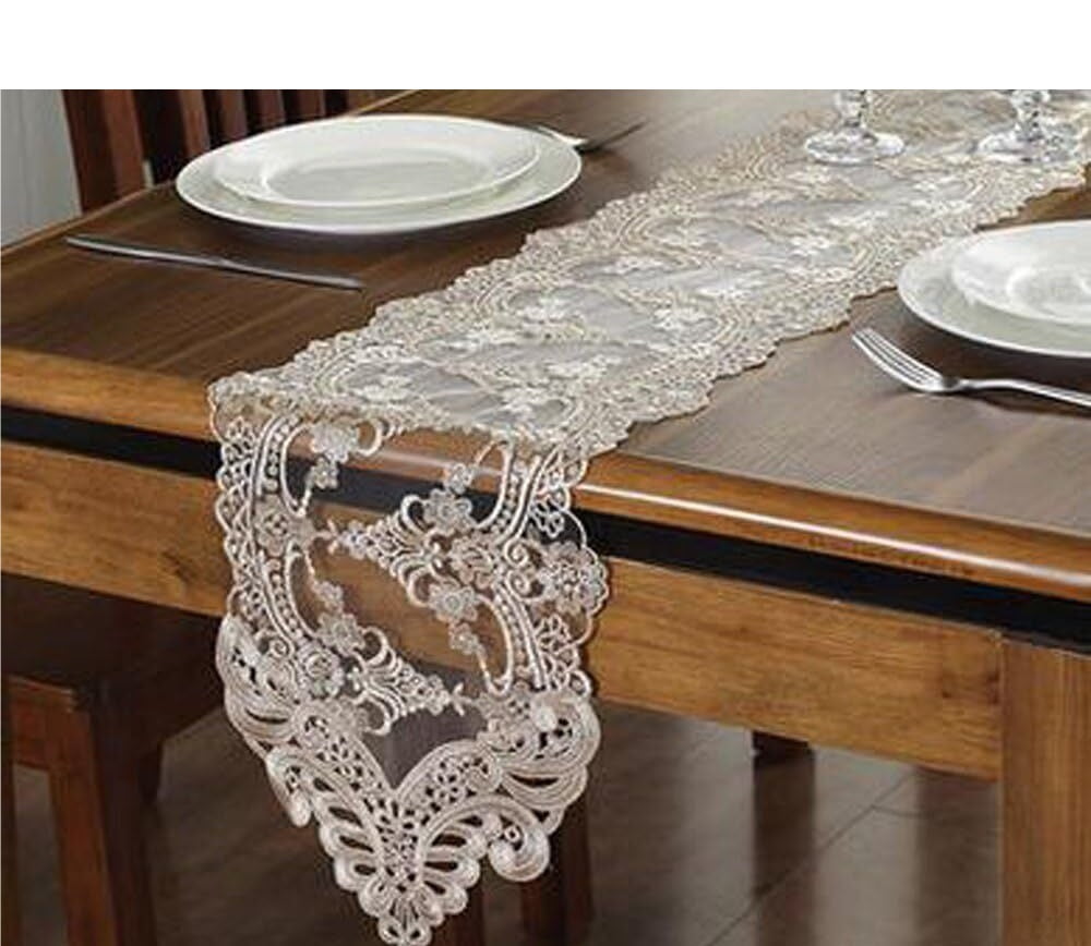 chinese dress ladies Amazon.com: Lace Dresser Scarf Table Runner White Flower European Doily  36