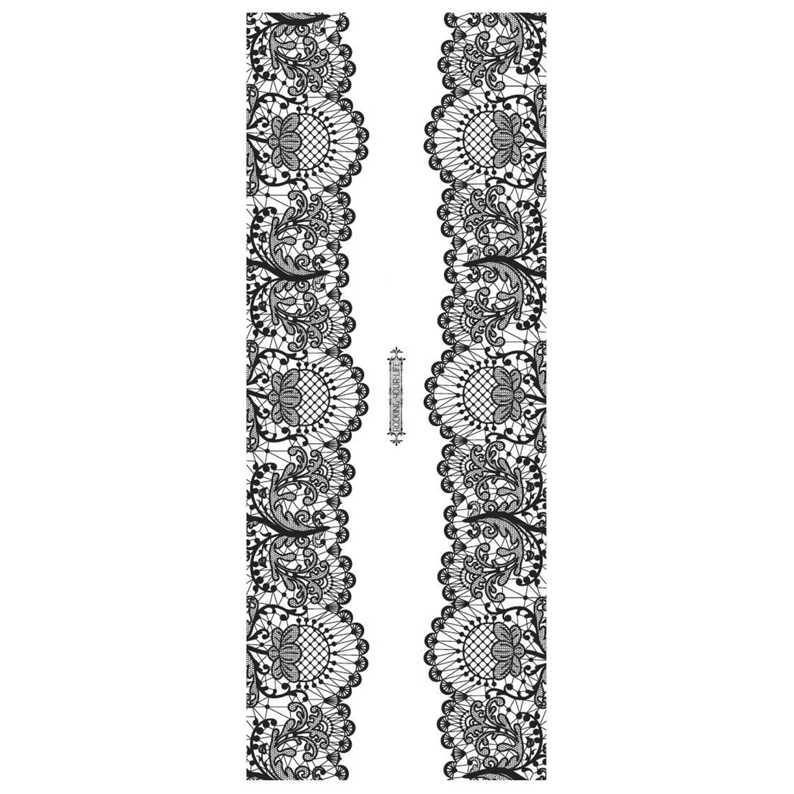 lace-temporary-tattoo-thigh-tattoo-art-stickers-black-white-lace
