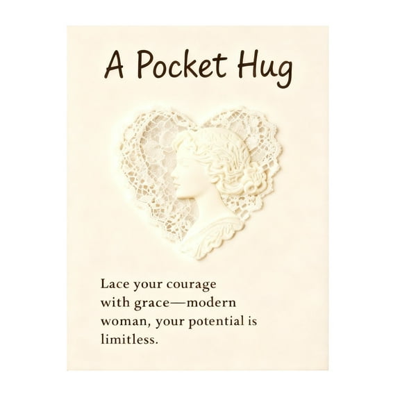 Lace Theme Pocket Hug with Greeting Cards,Long Distance Relationship Gifts,Gifts for Adultfriend Adultfriend,I Love You Gift for Him Her