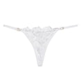 thumbnail image 1 of Lace Thongs for Women Breathable Thin Underwear G-String Stretch Bikini Panties String Bikini Underwear for Women White M, 1 of 3