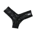 Lace Thongs for Women String Cross High Waist Underwear Hollow Sexy