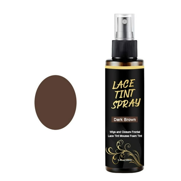 Lace Tint Spray,Wig Lace Spray Works on Lace Closures Wigs 100ml New E9