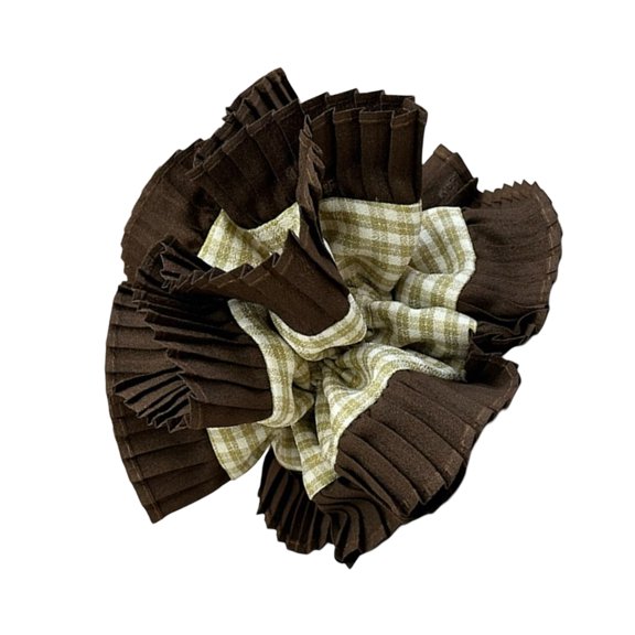 Lace Trim Hair Scrunchies for Women Girl Checked Hair Elastic Aesthetic Hair Tie Hair Rope Wear Ponytail Holder