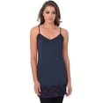 thumbnail image 1 of Lace Trim Long and Lean Cami Tank Top, 1 of 1