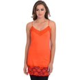 thumbnail image 1 of Lace Trim Long and Lean Cami Tank Top, 1 of 1