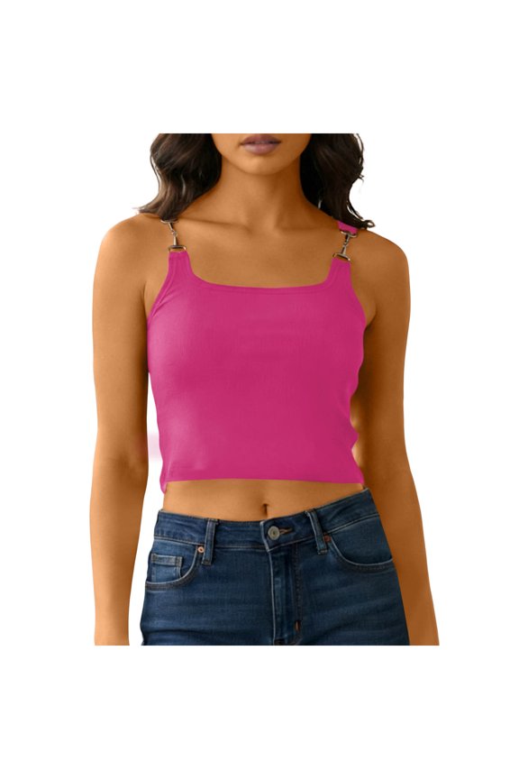 Lace Trim Ribbed Crop Tank Tops for Women Solid Sleeveless Form Fitting Cami Tops Soft Breathable Blouse for Casual and Layering Wear