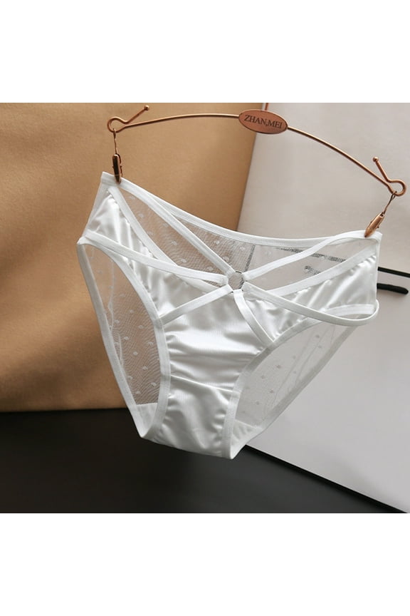 Lace Underwear For Women Transparent Low Waisted Hollowed Out Pure Desire Oversized Crotch Triangle Pants Silk Smooth Satin Bottom Pants Pretty Womens Panties Lace High Waist Panties Lane Swim 20 plus