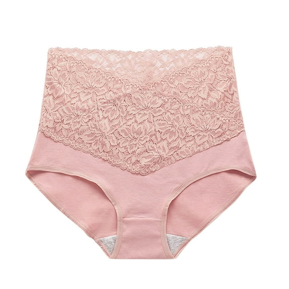 Lace Underwear For Women,Underwear Bikini Panties for Women V Neck High Waisted Lace Hipster Stretch Briefs for Ladies Seamless,Underwear For Women,B,M