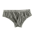 thumbnail image 1 of Lace Underwear for Men Briefs Lightweight Breathable Hollow-Out Low Rise Solid Color High-Cut Bikini Hipster Thongs, 1 of 2