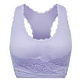 thumbnail image 1 of Lace Underwear for Women Padded Sports Bra Seamless Women’s Tank Tops Wirefree Comfort For Yoga Running Ball Playing Sleeping, 1 of 8