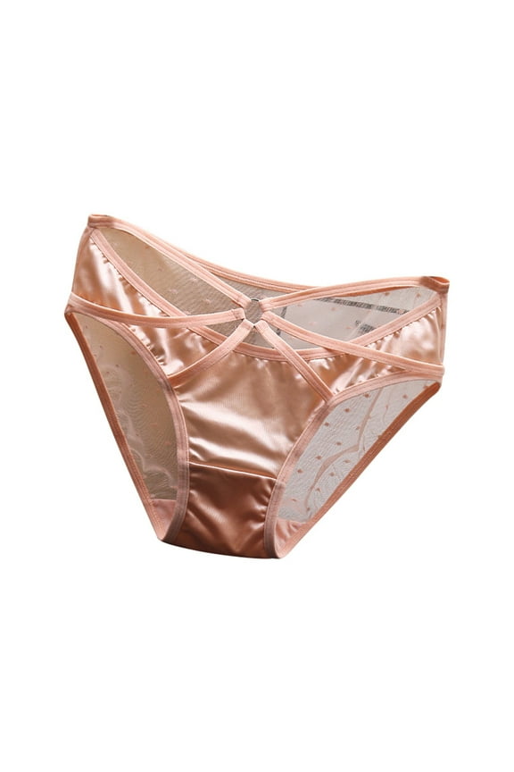 Lace Underwear for Women - Transparent Low Waist Hollowed Out Triangle Pants