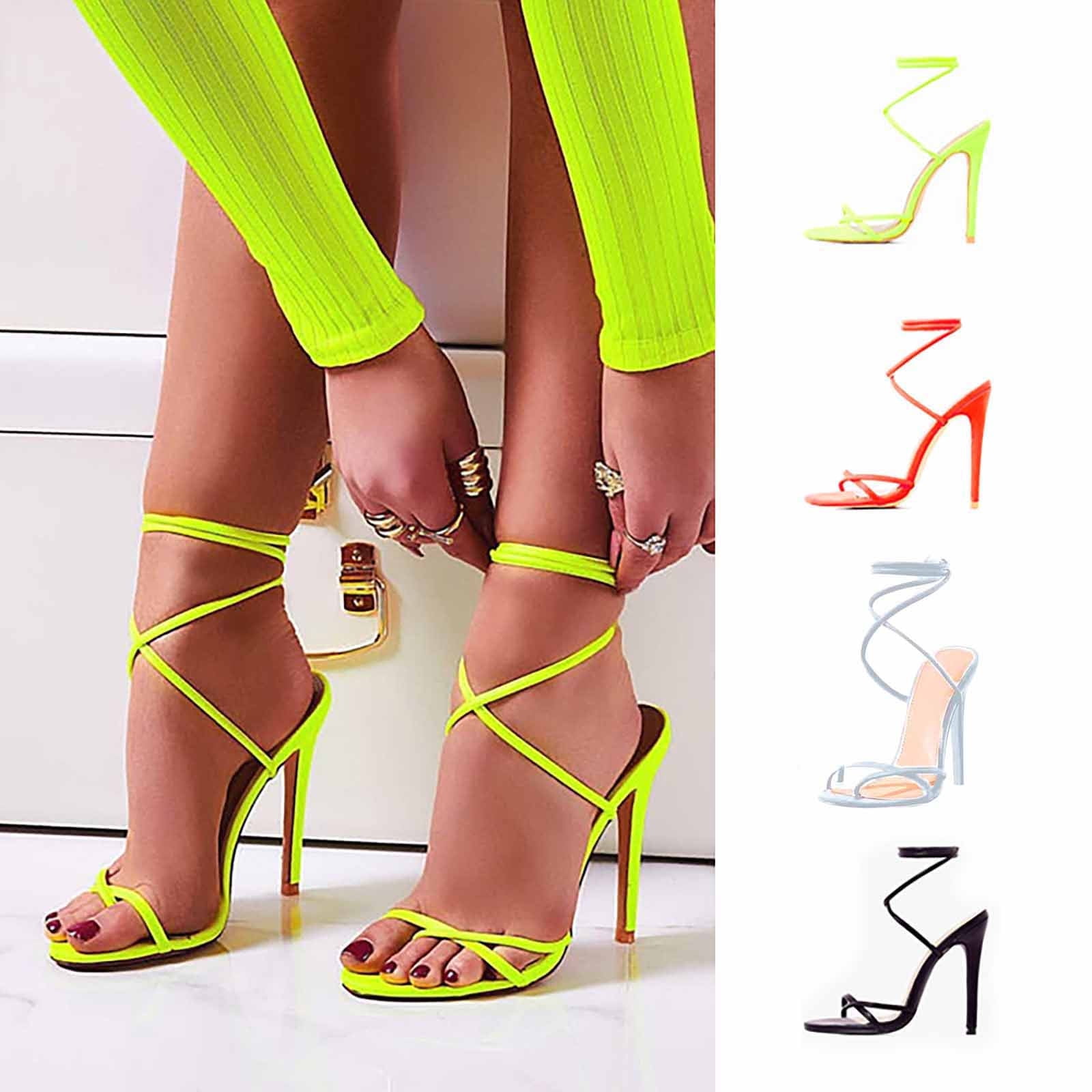 Classic High Heels Gladiator Sandals - Women's Casual Shoes GU403 | Touchy  Style