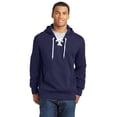thumbnail image 1 of Sport-Tek ST271 Lace Up Pullover Hooded Sweatshirt, True Navy - Small, 1 of 2