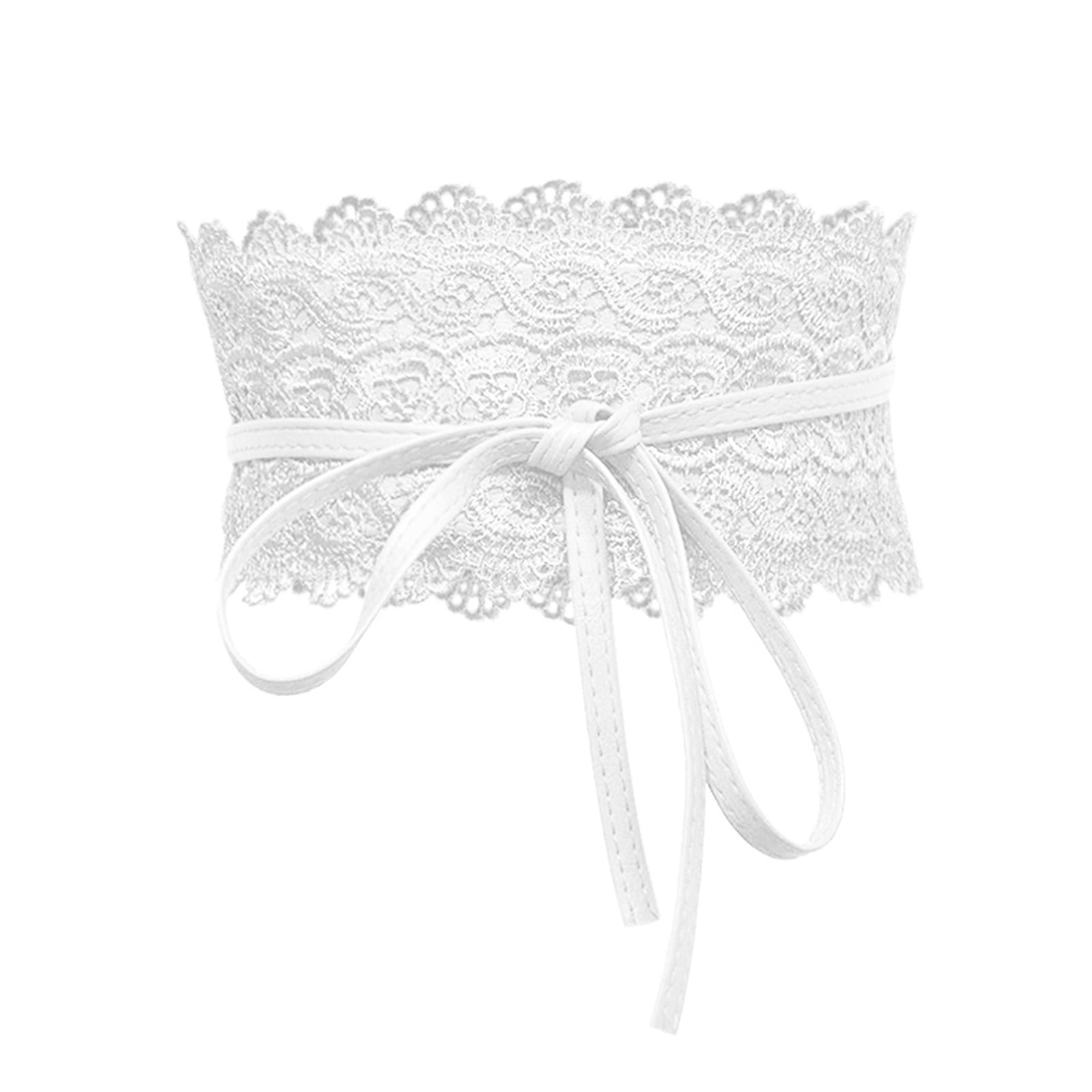 Lace Up Waist Belt Leather Corset Belt Tie Wrap Bowknot  display picture 2