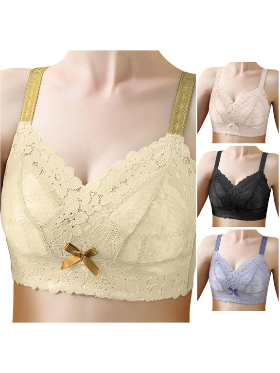 Lace V Wireless Bralette for Women In Packs Womens Workout Bra High Intensity Sports Bras for Women Wire Push up Bra Workout Sports Bra for Women Bra Pack Extra Sports Bras for Womens