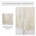 thumbnail image 1 of Lace Valances for Windows,Embroidered Translucent Curtains,Thermal Insulated Room Darkening Kitchen Curtain Valances Rod Pocket Bathroom Valances for Living Room Bedroom Cafe, 1 Panel, 1 of 6