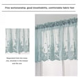 thumbnail image 1 of Lace Valances for Windows,Embroidered Translucent Curtains,Thermal Insulated Room Darkening Kitchen Curtain Valances Rod Pocket Bathroom Valances for Living Room Bedroom Cafe, 1 Panel, 1 of 6