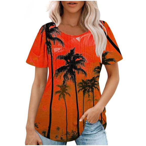 Lace White Blouses for Women Summer Clothes for Women 2025 Vacation Trendy Summer Tops for Women 2025 Trendy Sexy Hawaiian Shirts Blue