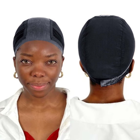 Lace Wig Grip Cap - Beige Wig Caps for Women, Transparent Lace Front Wig Caps with Adjustable Wig Grip Cap, Non-slip, Comfortable, Ear-Cut Out Design, Machine-Washable, Perfect for Wig Installation