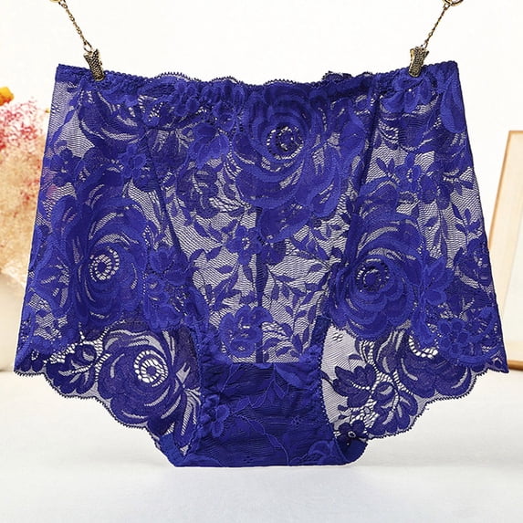 Lace Women's Panties Comfortable High Rise Design for Everyday Use for Relaxation Plus Size Options Available Soft Fabric for All Seasons