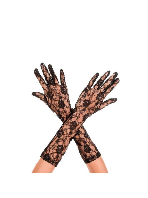Lace arm warmer 481-BLACK