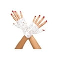 thumbnail image 1 of Lace fingerless gloves 416-WHITE, 1 of 1