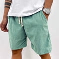 thumbnail image 1 of Lace-up Corduroy Men's Shorts Casual Pants, 1 of 1