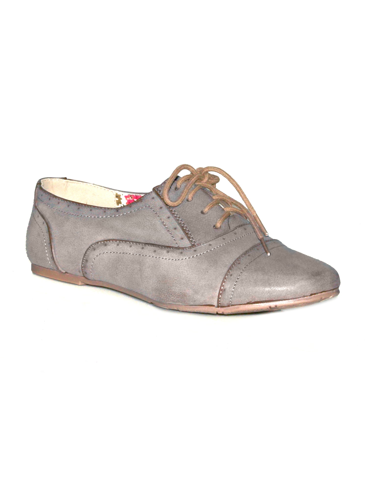 Lace up Women's Loafers in Taupe