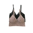 thumbnail image 1 of Felina | Finesse Cami Bralette 2-Pack | Bra | Lace | Support (Living In Neutrals, 1X2X), 1 of 3