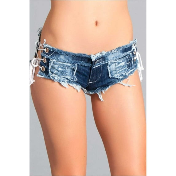 BeWicked Women's Sexy Cut Off Low Waist Denim Jeans BWJ4