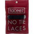 thumbnail image 1 of Laceez No Tie Shoe Laces for Adults, Pair of Black Elastic Shoe Laces for Adults Sneakers Shoes for Comfort & Smart look (M: Women shoe size 9-10.5, Men shoe size 7-8.5), 1 of 1