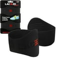 thumbnail image 1 of Laceeze Soccer Shoe Lace Bands Silicon Laces Cover for Cleats and Sport Shoes Size 9 and up Black 1 Pair, 1 of 7