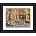 thumbnail image 1 of Laceur, Nicole 18x15 Black Ornate Wood Framed with Double Matting Museum Art Print Titled - Dutch City, 1 of 4