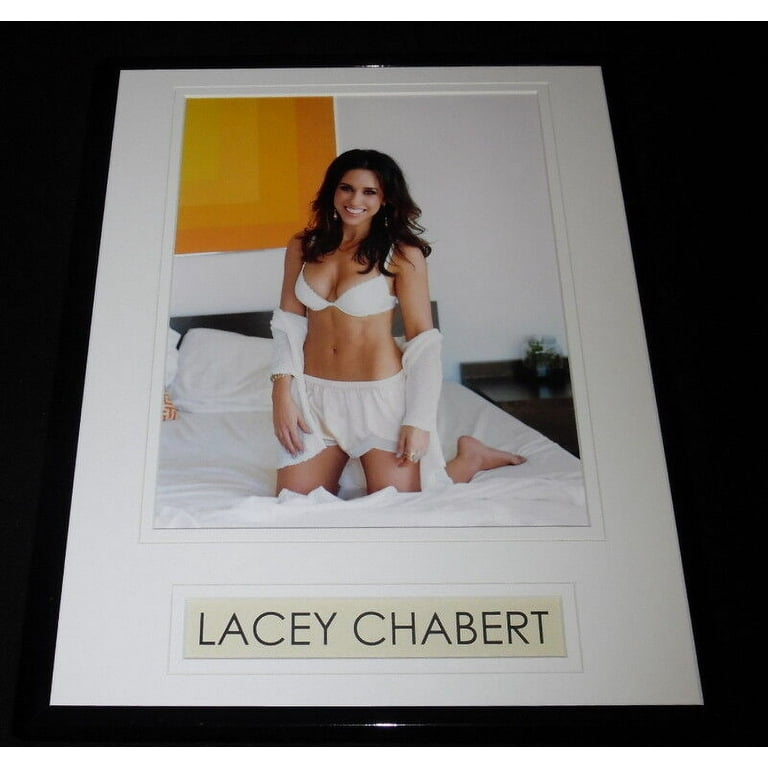 Lacey Chabert Lingerie Framed 11x14 Photo Display