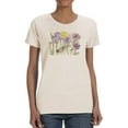 thumbnail image 1 of Lacey Flowers T-Shirt Women -Jennifer Paxton Parker Designs, Female 3X-Large, 1 of 4