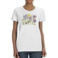 thumbnail image 1 of Lacey Flowers T-Shirt Women -Jennifer Paxton Parker Designs, Female Small, 1 of 4