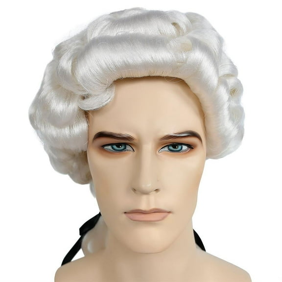 Morris Costumes LW747HBL Barrister Wig for Men
