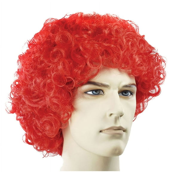 Lacey Wigs LW106RD Women's Curly Clown Wig