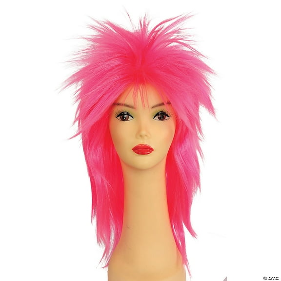 Lacey Wigs LW306HTPK Punk Fright Wig - Hot Pink