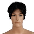thumbnail image 1 of Lacey Wigs LW323BK Black Bargain Mens Wig, 1 of 2
