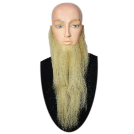 Lacey Wigs LW349MCBN 16 in. Full Face Blend Beard, Medium Chestnut Brown