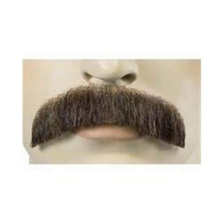 Morris Costumes Lacey Wigs LW430LGBN Downturn M2 Human Hair Mustache, Light Golden Brown 12