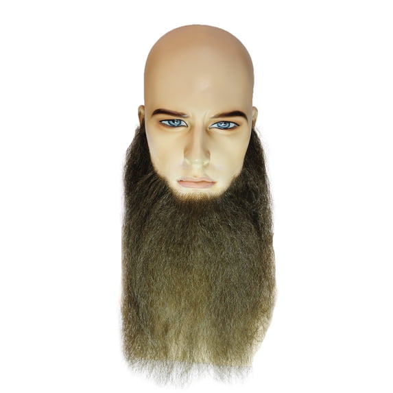 Lacey Wigs - Long Full-Face Beard - Human Hair 10" -