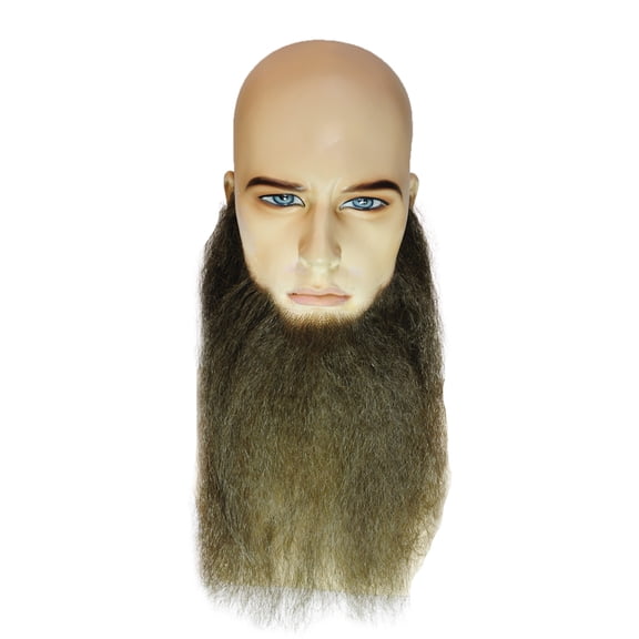 Lacey Wigs - Long Full-Face Beard - Human Hair 10" -