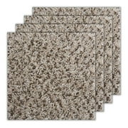 Lachk 537 Crystal Soft padded 18" x 18" Peel and Stick Carpet Tile 22.5 sq ft Coverage Area 10 Piece