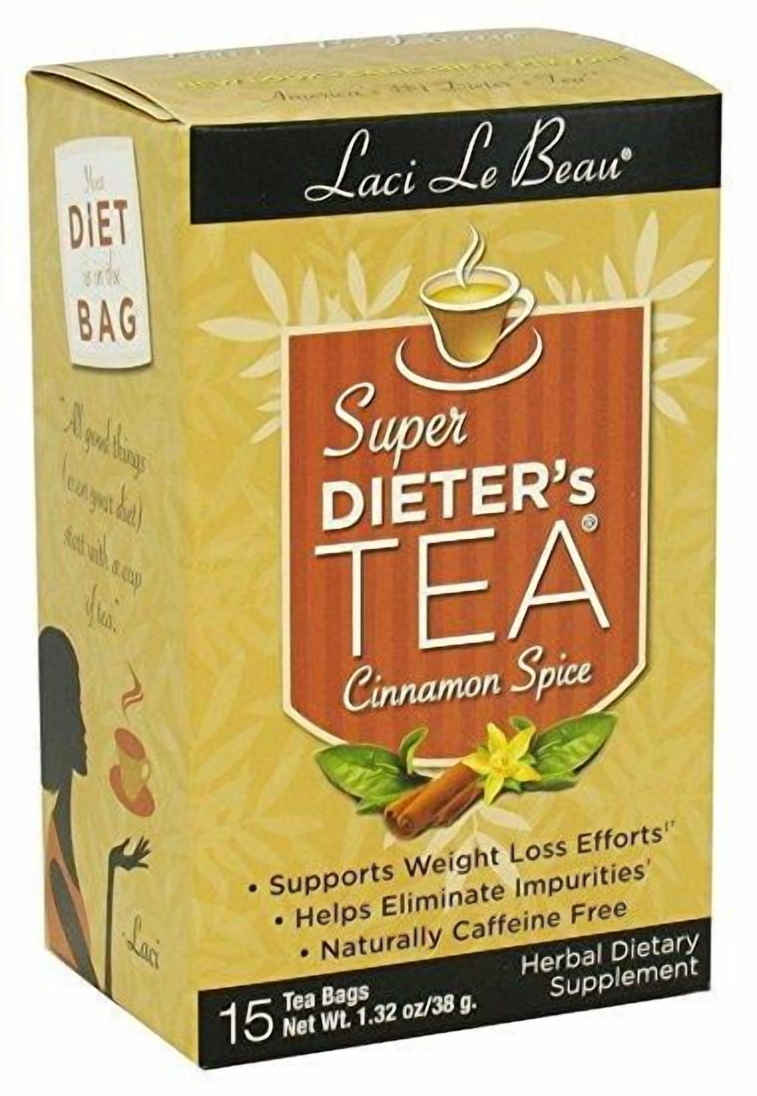 SENS DU BEAU NO.600ST 72g　３本 Laci Le Beau Natural Botanicals Super Dieter's Tea, 60 ct