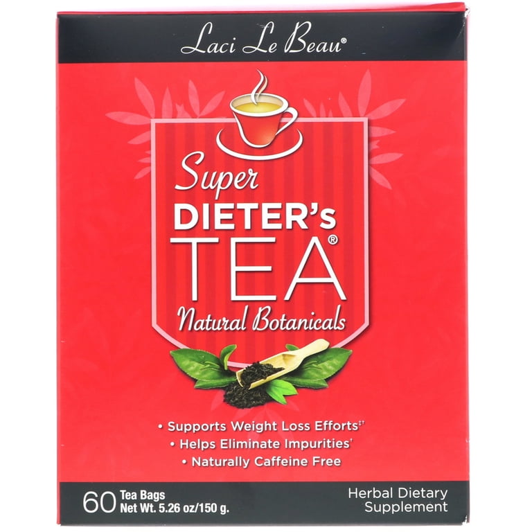 Laci Le Beau Super Dieter's Detox Slimming Tea, Herbal Detoxifying